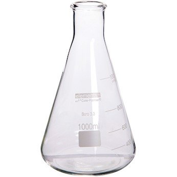 Cole-Parmer elements Erlenmeyer Flask, Glass, 6000 mL