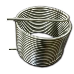 HERMS COIL, 304 STAINLESS STEEL, 50' X 1/2" OD TUBING