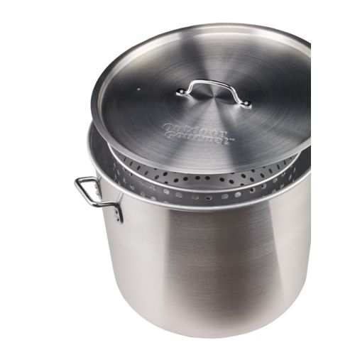 Outdoor Gourmet 80 qt. Aluminum Pot with Strainer