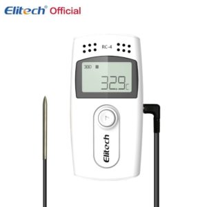 Elitech RC4 Temperature Data Logger Recorder with External Temperature Sensor