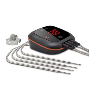 Inkbird BBQ Bluetooth Wireless Digital Cooking Oven Smoker Grilling Thermometer Timer with Four Probes