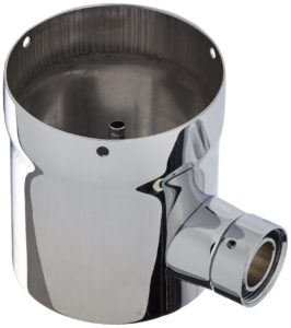 Krome Dispense C517 3" Draft Beer Tower Extension Chrome Finish, Stainless Steel, Convert from A 2 Faucet to A 3 Faucet