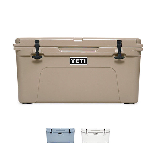 YETI Tundra 65 Hard Cooler NEW PRICE White/Tan/Blue YETI Official