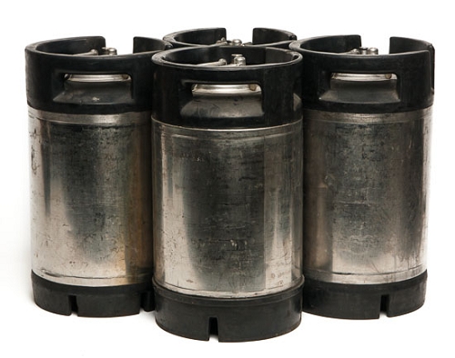 Set of Four 3 Gallon Cornelius Style Kegs, Pin Lock (Used)