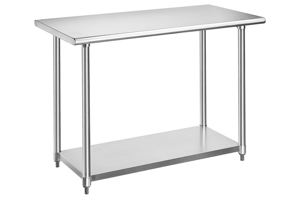 Rockpoint Beacon Stainless Steel Table NSF Certified, 48-Inch