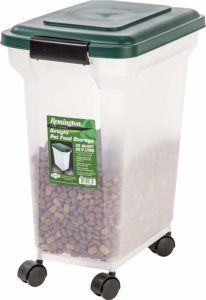 IRIS Remington Airtight Pet Food Storage Container, 22-Pounds, Hunter Green