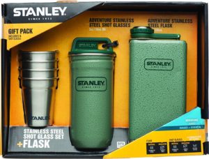 Stanley Stainless Steel Shots + Flask Gift Set