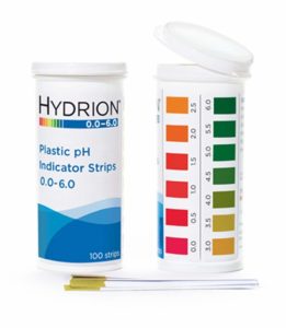 Micro Essential Labs Hydrion Pro Ph Strips (Ph 0.0 To 6.0) Item 9200 100 Strips