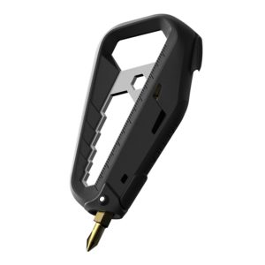 Tactica Multitool M100 - TSA compliant, Tech Friendly, Strong and Lightweight with 2 x 1/4 inch Driver Heads included. Perfect for everyday carry, mountain biking, camping, outdoors or about the house