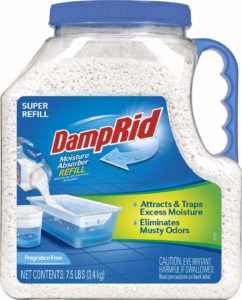 DampRid FG37 Moisture Absorber Refill, 7.5 lb, Fragrance Free