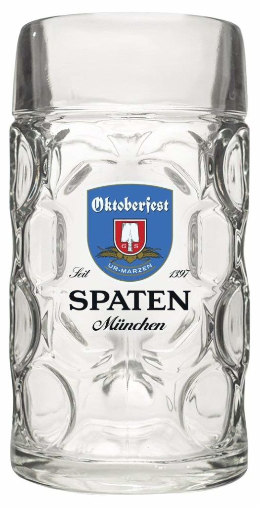 Spaten Munchen Oktoberfest Isar Tankard Beer Stein, 0.5L