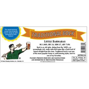 Palmer Premium Beer Kits - Little Barnabas - Traditional Bock KIT98210