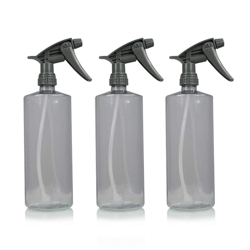 Chemical Guys ACC_121.16HD3 ACC_121.16HD-3PK Chemical Resistant Heavy Duty Bottle and Sprayer (16 oz) (Pack of 3)