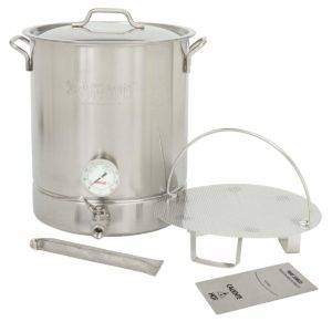 Bayou Classic 800-410, 10-gal Stainless Steel 6 pc. Brew Kettle