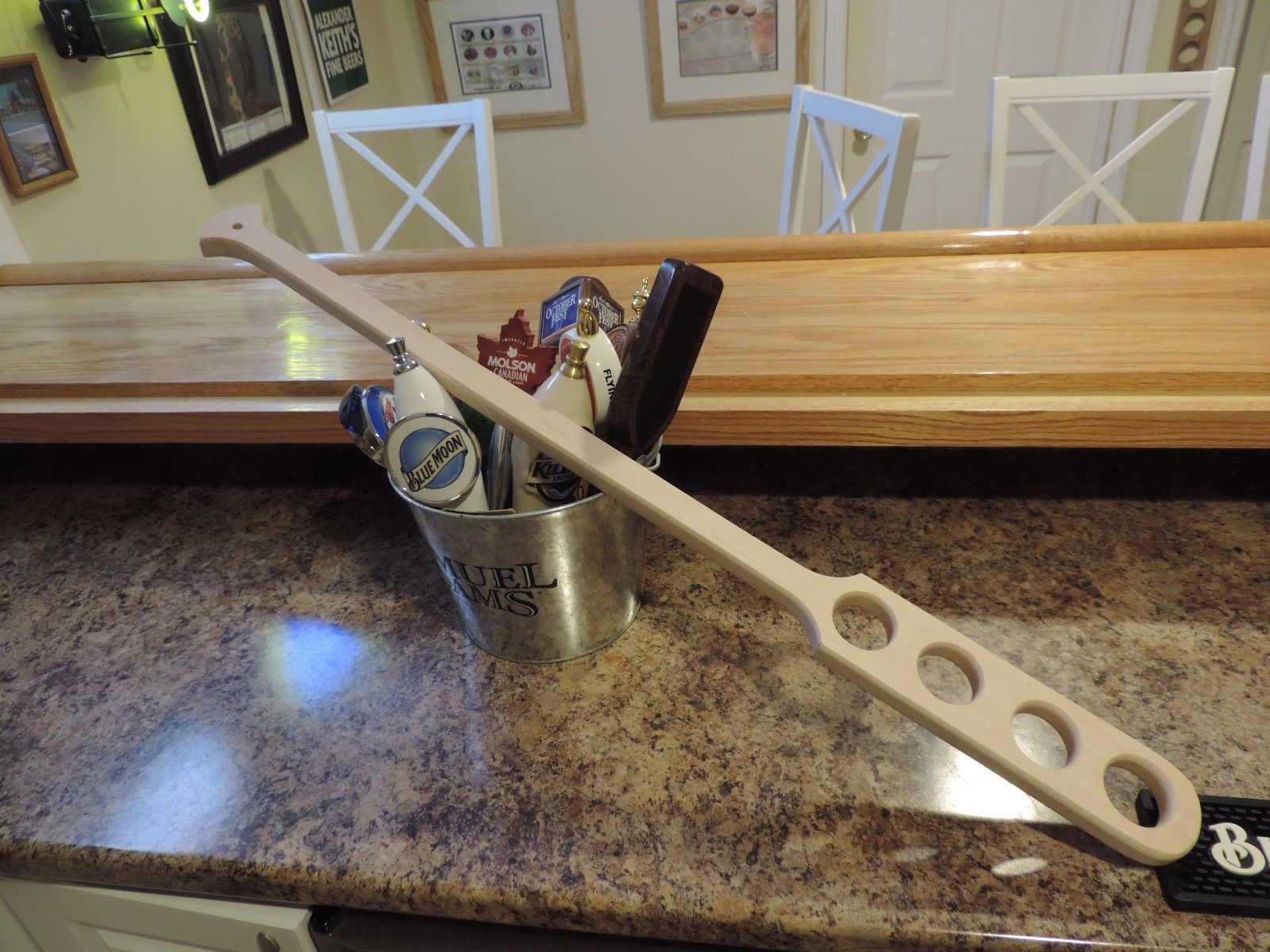 Home Brewing All Grain Mash Paddle Made by Hand in the USA Maple