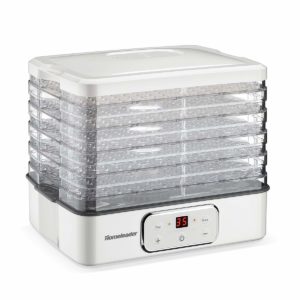 Chefman 9-Tray Food Dehydrator Machine Professional Electric Multi-Tier  Food Preserver, Dried Meat or Beef Jerky Maker, Fruit & Vegetable Dryer  with 9