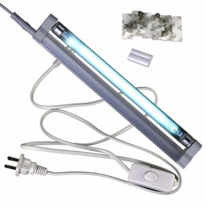 UV Linear Clean & Germicidal Lamp Kit for up to 100 sq. ft. Room with 5ft Cord and Plug (Ozone Free)