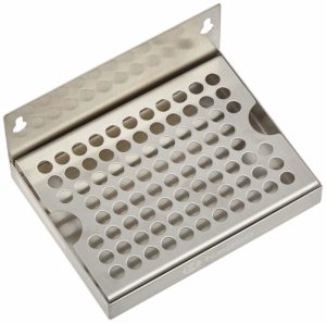 Kegco KC DP-64 Wall Mount Drip Tray with No Drain, 6", Stainless Steel