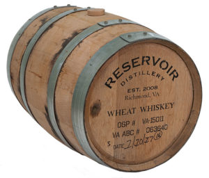 Drained 5 Gallon Reservoir Wheat Whiskey Barrel