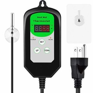 Digital Heat Mat Thermostat Controller for Seed Germination,Reptiles and Brewing 68-108℉