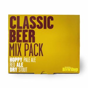 Brooklyn Brew Shop BU3CMP Classic 3 Pack Beer Making Refill Ingredient Mix Bundle 1 Gallon Hoppy Pale Ale, Red Ale & Dry Stout