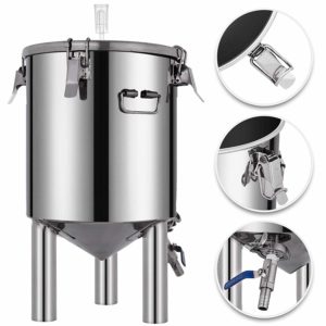 VEVOR 7 Gallon Stainless Steel Brew Fermenter Home Brewing Brew Bucket Fermenter With conical base Brewing Equipment