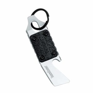 Kershaw PT-1 (8800X) Compact Keychain Multifunction Tool Made of 8Cr13MoV Stainless Steel; Features Bottle Opener, Flathead Screwdriver, Mini Pry Bar and Lanyard Hole; 0.8 oz, 2.75 in. Overall Length