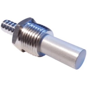 Stainless Steel 1/2" NPT x 3/8" Barb Inline Diffusion Oxygen Stone 0.5 Micron
