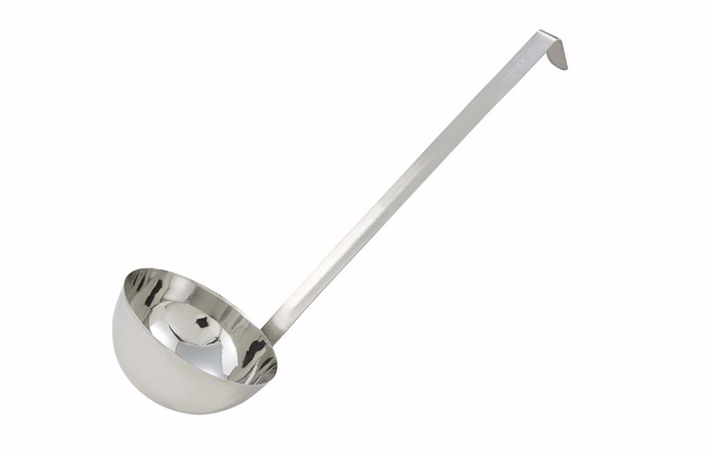Winco 2-Piece Constructed Stainless Steel Ladle, 32-Ounce