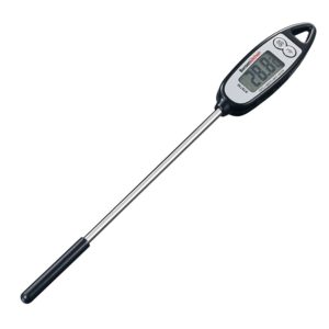 Bonsenkitchen Long Probe Digital Kitchen Thermometer for Cooking Meat, Grilling and Barbecue, Large LCD Screen for Instant and Easy Read