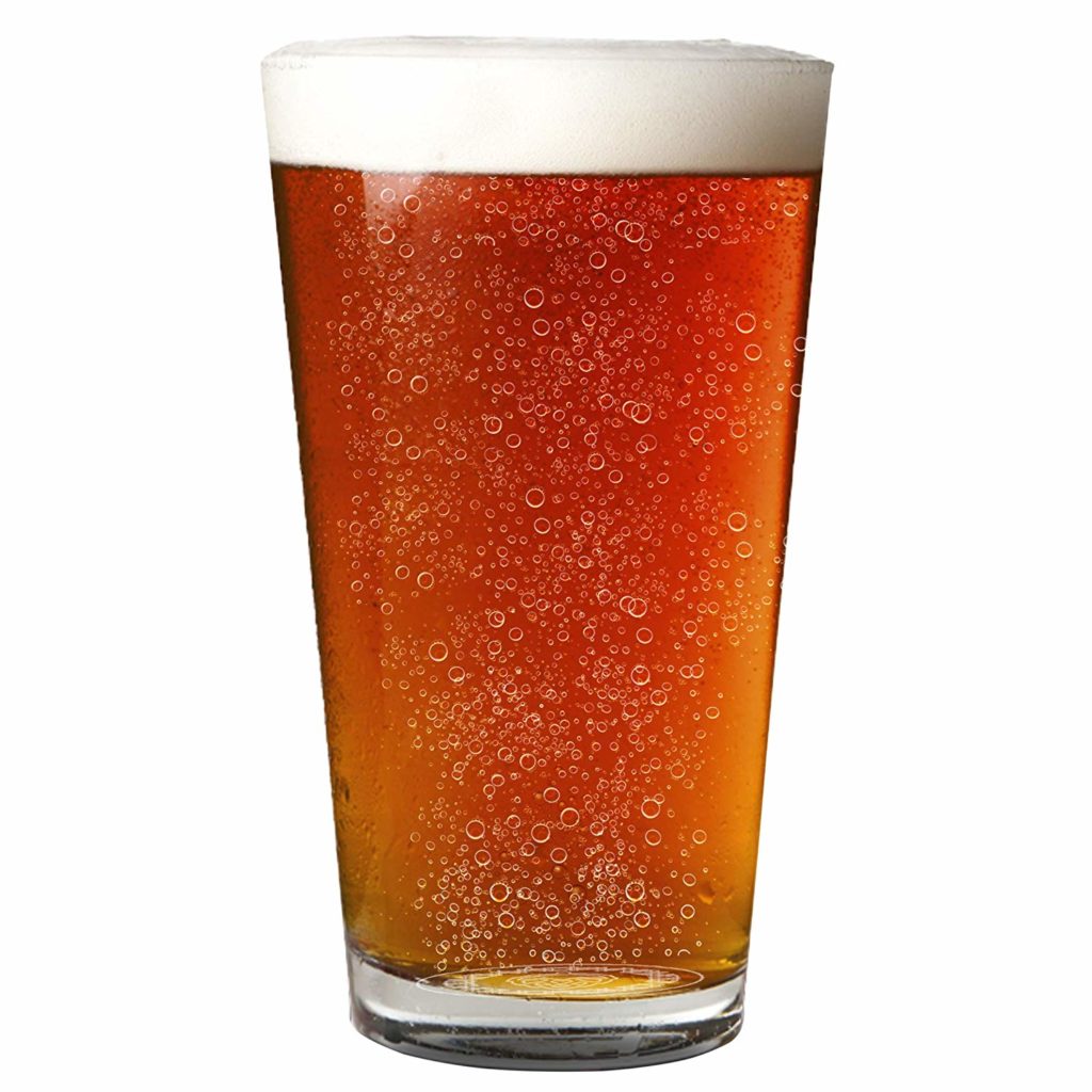 Nucleated 16oz Pint Glass - More Head, More Flavor, Better Beer!