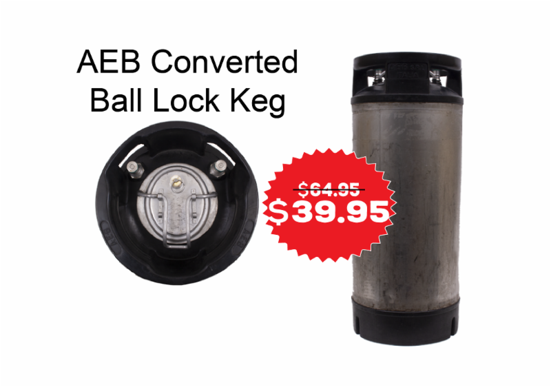 AEB Converted Ball Lock Keg, 5 Gallon