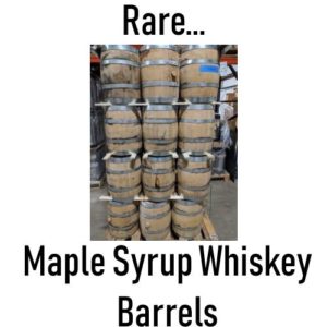 used maple syrup whiskey barrels