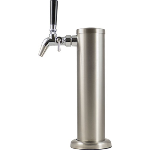 Stainless Draft Tower With Intertap Flow Control Faucet