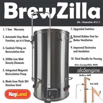 Brewzilla 65 Liter Gen 3.1.1