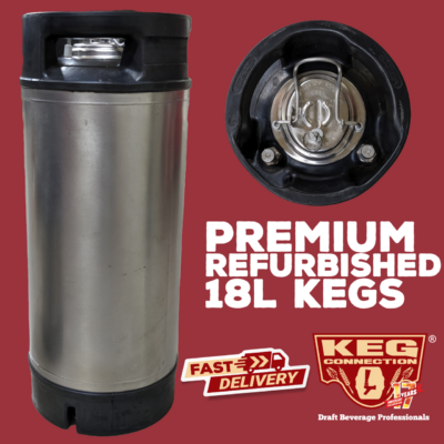 18+ Liter Ball Lock Keg | Fully Remanufactured (AEB/SAFER/Cornelius) | SEE DESCRIPTION