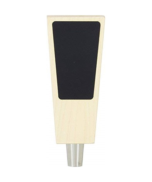 6.5" Solid Maple Tapered Chalkboard Tap Handle