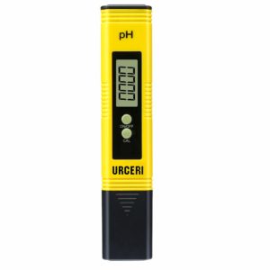 URCERI Digital PH Meter, PH Meter 0.01pH High Accuracy, Water Quality Tester with 0-14pH Measurement Range
