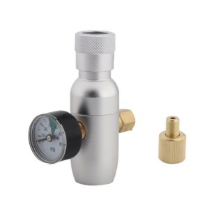 Mini CO2 Regulator, Wrewing 0-60psi CO2 Charger Kit Portable Guage for Home Brewing