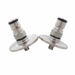 1.5"Tri Clamp to Ball Lock Post, SS304 Sanitary Brewer Fitting, 50.5mm OD Ferrule for SS conical fermenter Pressure Transfer (Gas and Liquid)