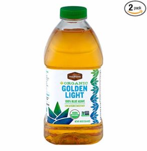 Madhava Naturally Sweet Organic Blue Agave Low-Glycemic Sweetener, Golden Light, 46 Ounce (Pack of 2) - PACKAGING MAY VARY 