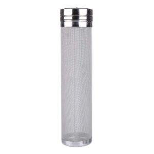 Outamateur 300 Micron Filter Stainless Steel Mesh Dry Hopper Brewing Filter Tea Kettle Brew Filter for Homebrew of Beer Wine Coffee (2.9 x 11.8)