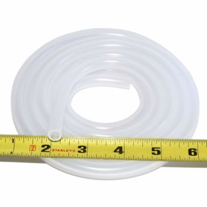 Pure Silicone Tubing - 1/4" ID x 3/8" OD - High Temp Kink-Free Hose Tube 500F (10 Feet)