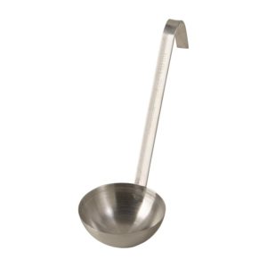 Update International L-05SH 2 Piece Ladle, 1/2 oz, Short, Non Magnetic Stainless Steel