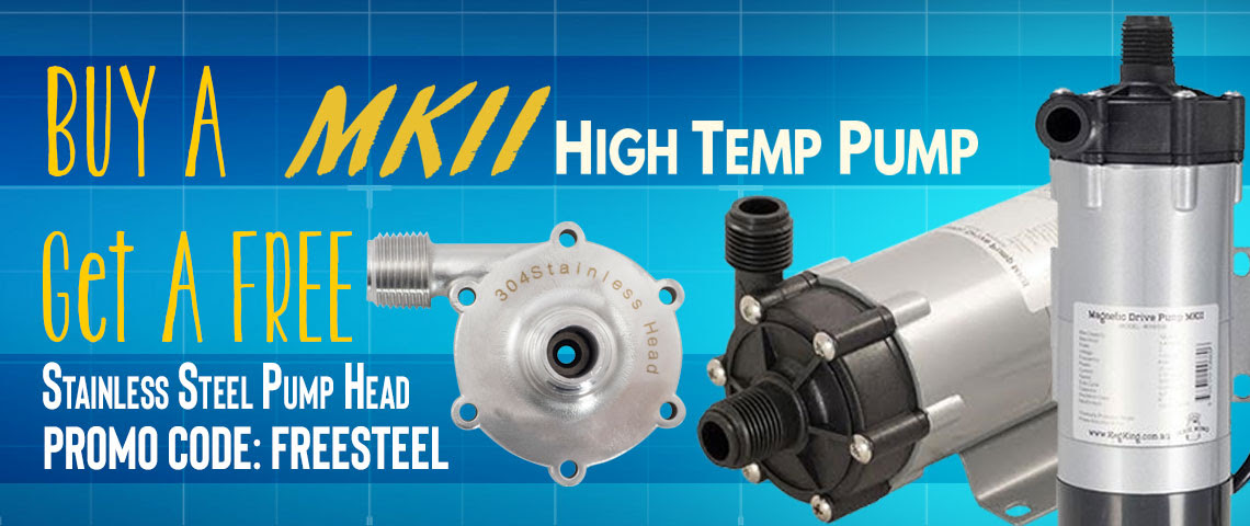 FREE Stainless Steel Pump Head With MKII Pump