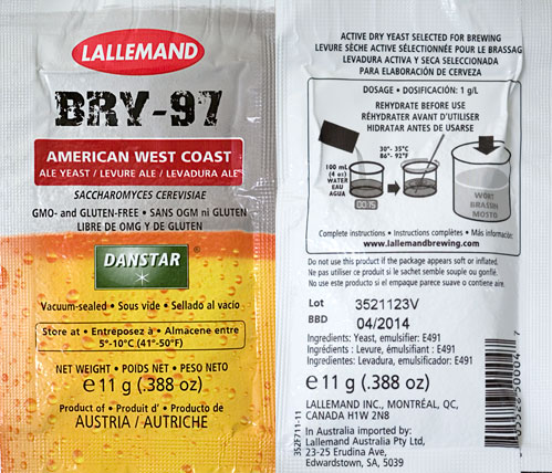 Lallemand Bry-97 West Coast Ale