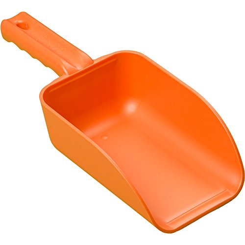 Remco 64007 Orange Polypropylene Injection Molded Color-Coded Bowl Hand Scoop, 32 oz, 1 Piece
