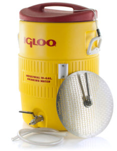 Igloo Cooler Mash Tun with False Bottom - 10 Gallon