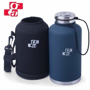 Stainless Steel Growler Double Walled 64 oz Water Bottle 