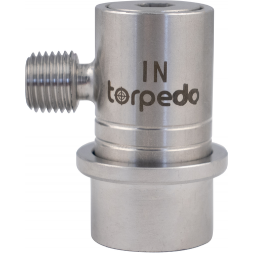 Torpedo Ball Lock Disconnect Gas In (Stainless) - 1/4 in. MPT